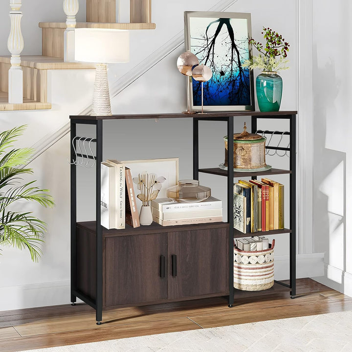 Iwell Living Dining Room Kitchen Microwave Stand Cabinet Utility Storage Shelve Rack | Furniture | Waseeh Pakistan