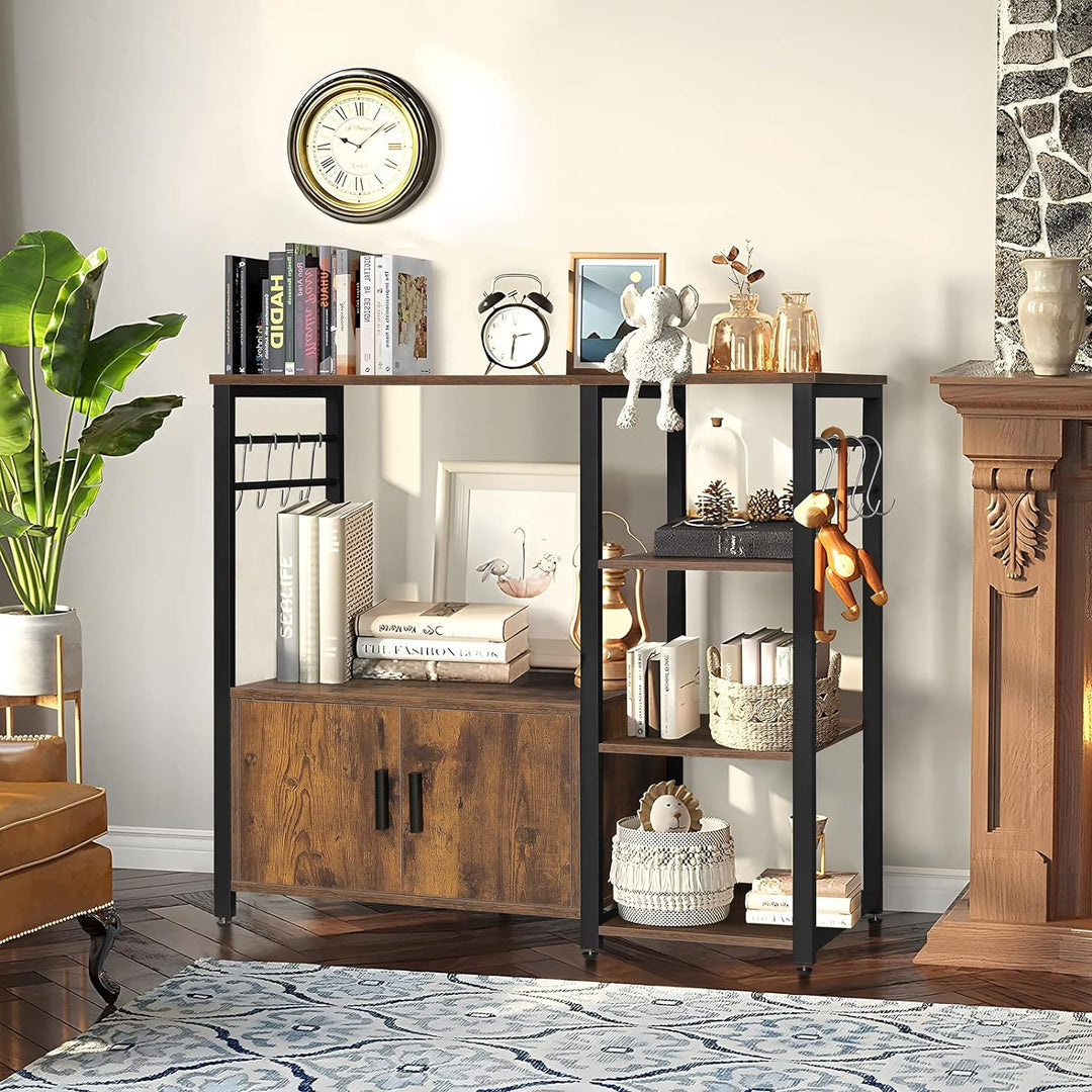 Iwell Living Dining Room Kitchen Microwave Stand Cabinet Utility Storage Shelve Rack | Furniture | Waseeh Pakistan