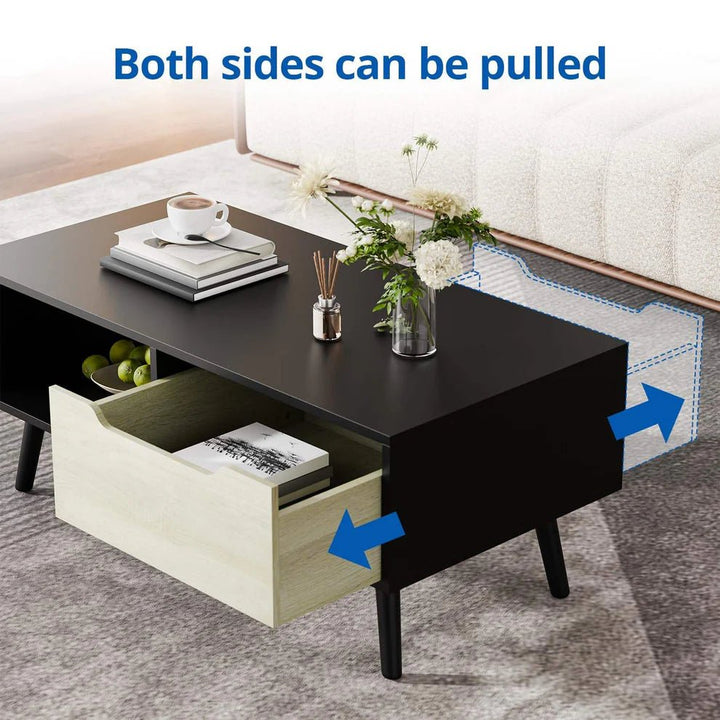 Jijaro Elegant Living Lounge Coffee Rectangle Center Table | Furniture | Waseeh Pakistan