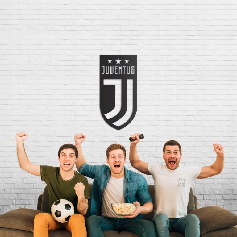 Juventus Club Inspired - Football Logo Wall Hanging Frame Decor | Furniture | Waseeh Pakistan
