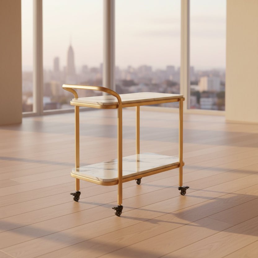 Kairo Lane Drawing Dining Lounge Serving Rolling Table Trolley - Only in Lahore | Furniture | Waseeh Pakistan