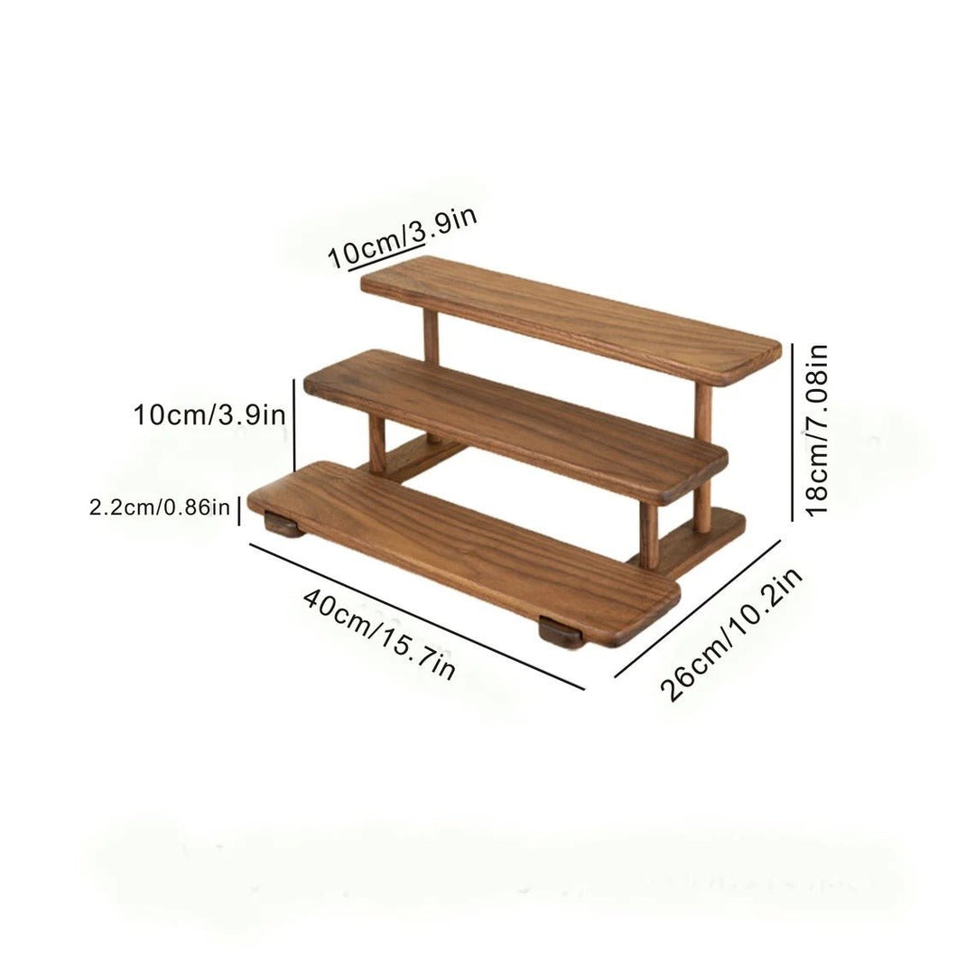 Kake Wooden Desktop Cup Perfume cosmetics multi-layer Storage Rack | Not Sale FB | Waseeh Pakistan