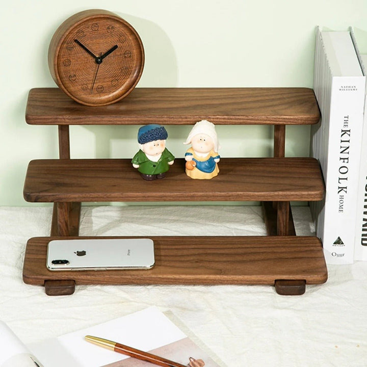 Kake Wooden Desktop Cup Perfume cosmetics multi-layer Storage Rack | Not Sale FB | Waseeh Pakistan