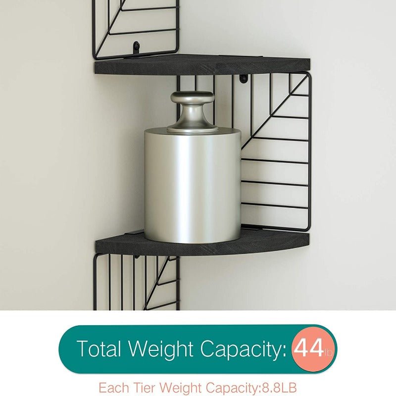 KANKEI Corner Shelf Wall Mount of 5 Tier Floating Shelves Wall Shelves | Furniture | Waseeh Pakistan