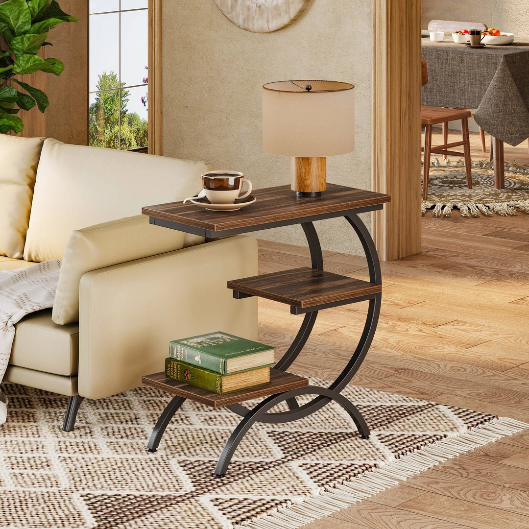 Katora C Shape End Coffee Living Lounge Sofa Side Table | Not Sale FB | Waseeh Pakistan