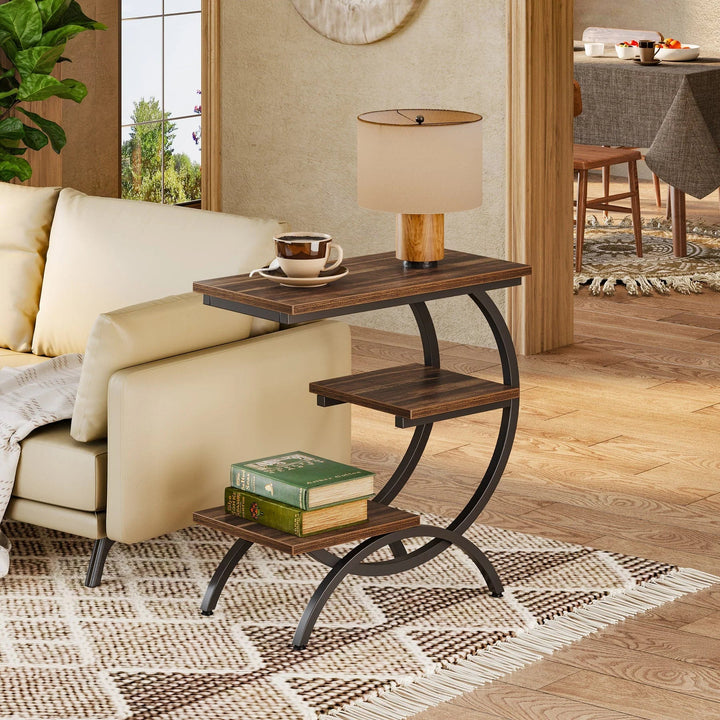 Katora C Shape End Coffee Living Lounge Sofa Side Table | Not Sale FB | Waseeh Pakistan
