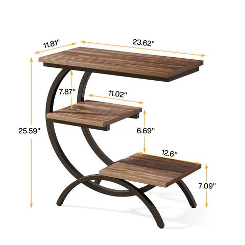Katora C Shape End Coffee Living Lounge Sofa Side Table | Not Sale FB | Waseeh Pakistan