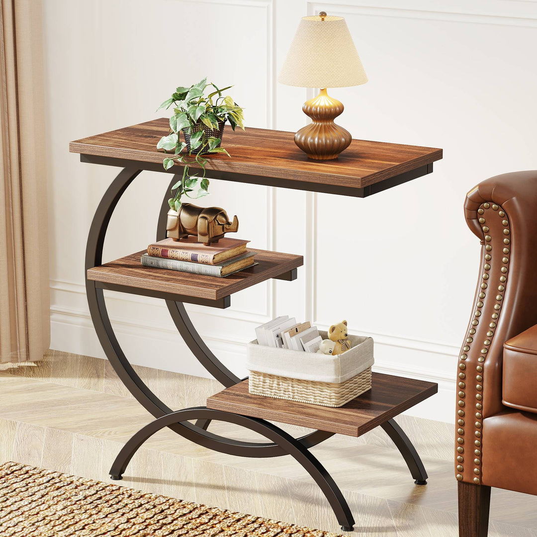 Katora C Shape End Coffee Living Lounge Sofa Side Table | Not Sale FB | Waseeh Pakistan