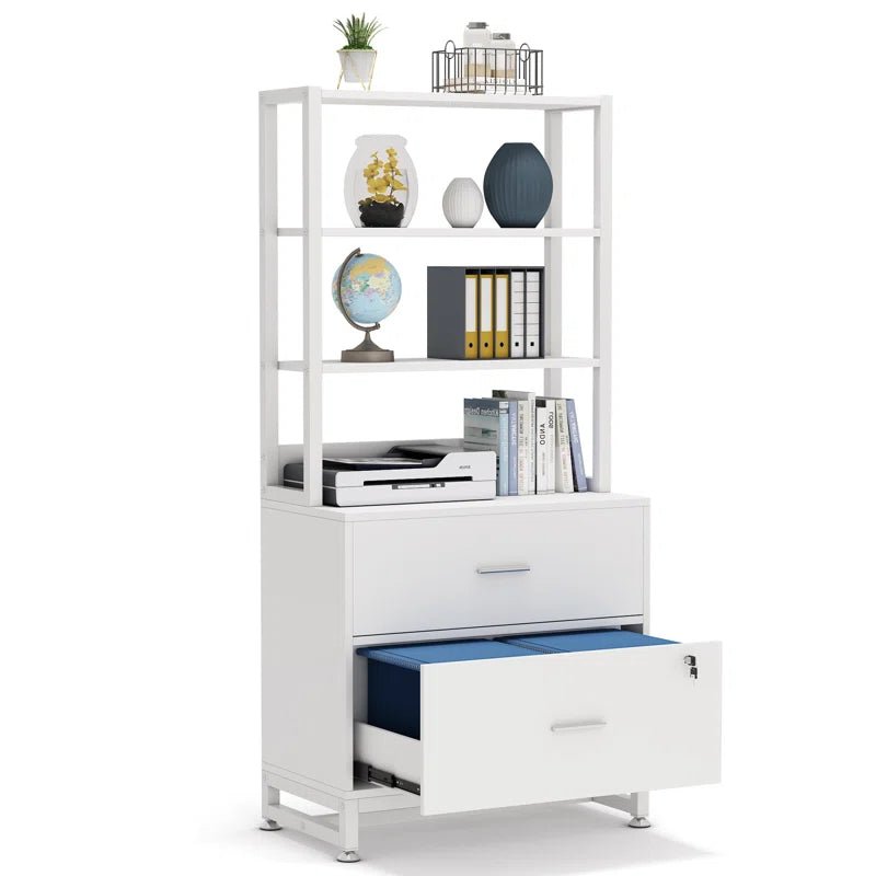 Kazoraa Living Lounge Office Storage Organizre Bookcase Drawer Lock Rack | Furniture | Waseeh Pakistan