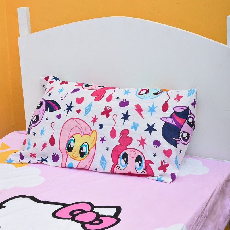 Kitty Rainbow Cat Bedsheet | Bedding | Waseeh Pakistan