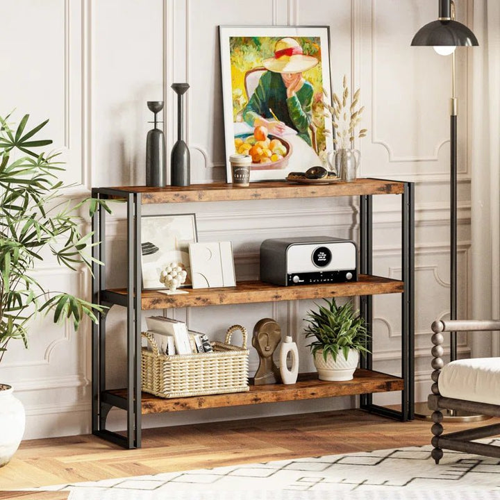 Klarn Hallway Lounge Living Room Table Entryway LED Media Console Table | Furniture | Waseeh Pakistan