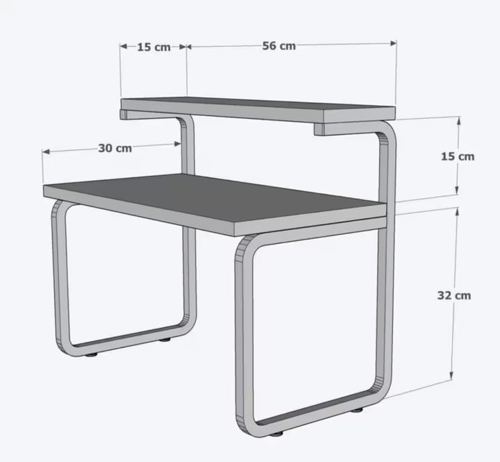 Koru Kitchen Tea Coffee Stand Microwave Counter Top Rack | Not Sale FB | Waseeh Pakistan