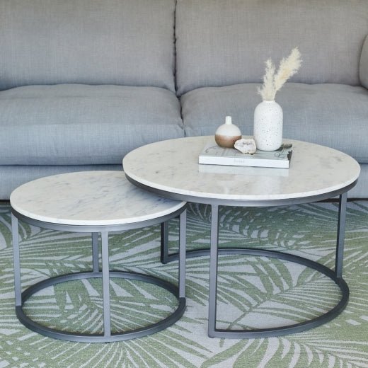 Korvantis Nesting Centre Tables (Set of 2) | Not Sale FB | Waseeh Pakistan