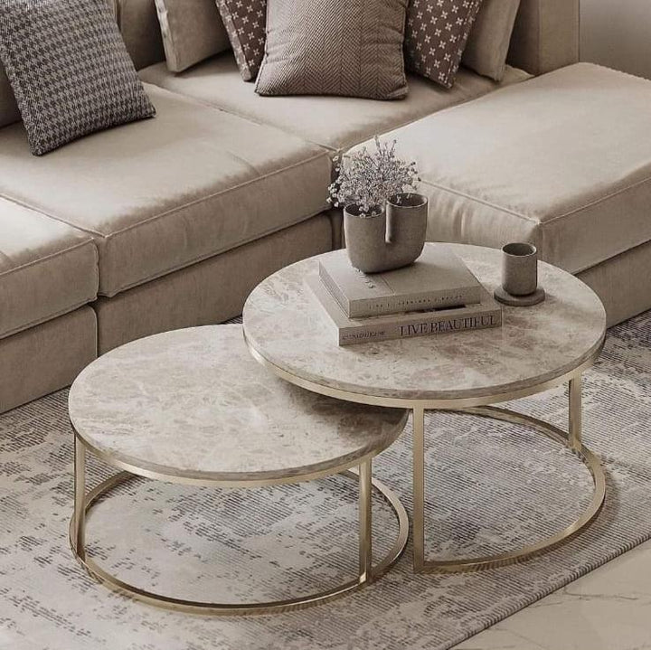 Korvantis Nesting Centre Tables (Set of 2) | Not Sale FB | Waseeh Pakistan