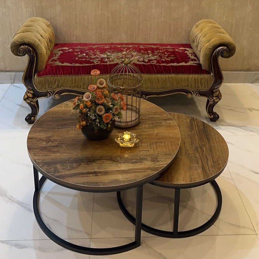 Korvantis Nesting Centre Tables (Set of 2) | Not Sale FB | Waseeh Pakistan