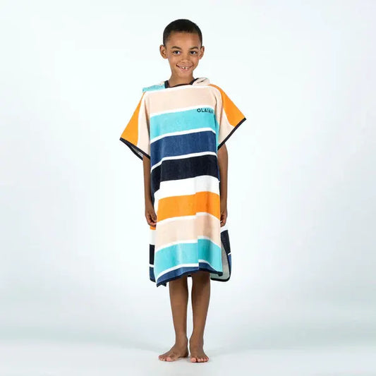 Lumorine Rainbow Kids Wearing Ponchu