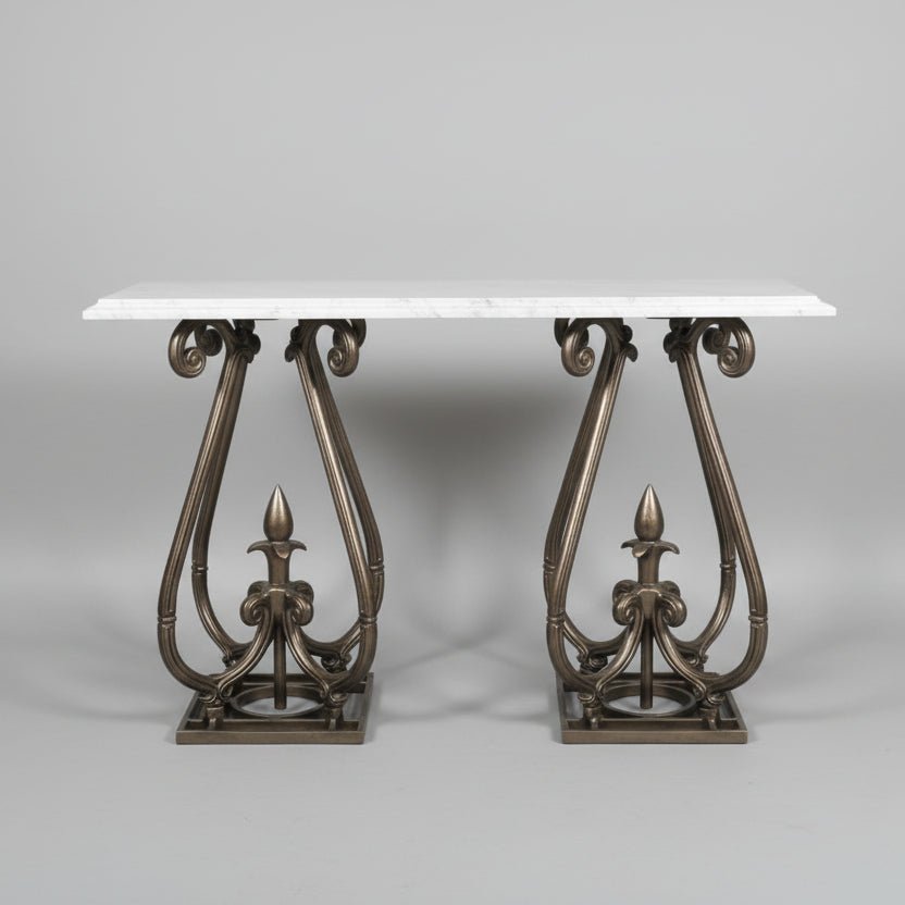 Kyren Loft Living Lounge Hallway Entrance LED Marble Console Table - Only in Lahore | Furniture | Waseeh Pakistan