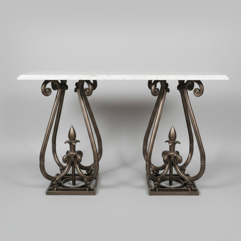Kyren Loft Living Lounge Hallway Entrance LED Marble Console Table - Only in Lahore | Furniture | Waseeh Pakistan