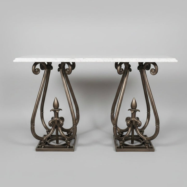 Kyren Loft Living Lounge Hallway Entrance LED Marble Console Table - Only in Lahore | Furniture | Waseeh Pakistan