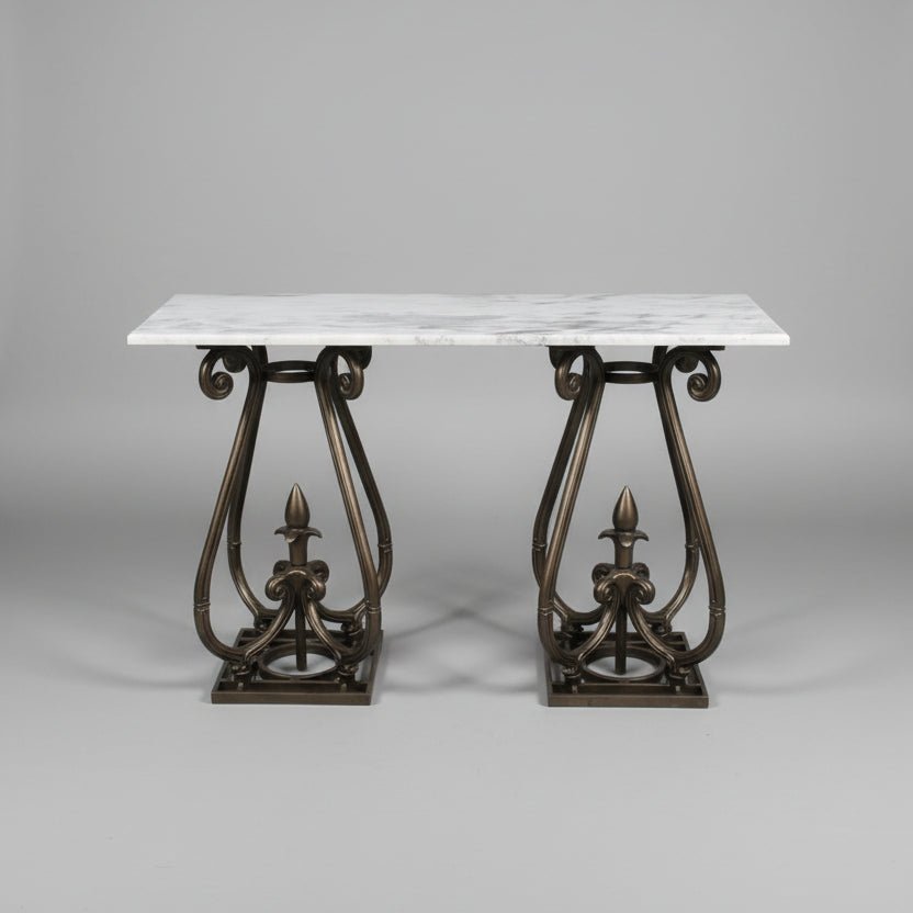 Kyren Loft Living Lounge Hallway Entrance LED Marble Console Table - Only in Lahore | Furniture | Waseeh Pakistan