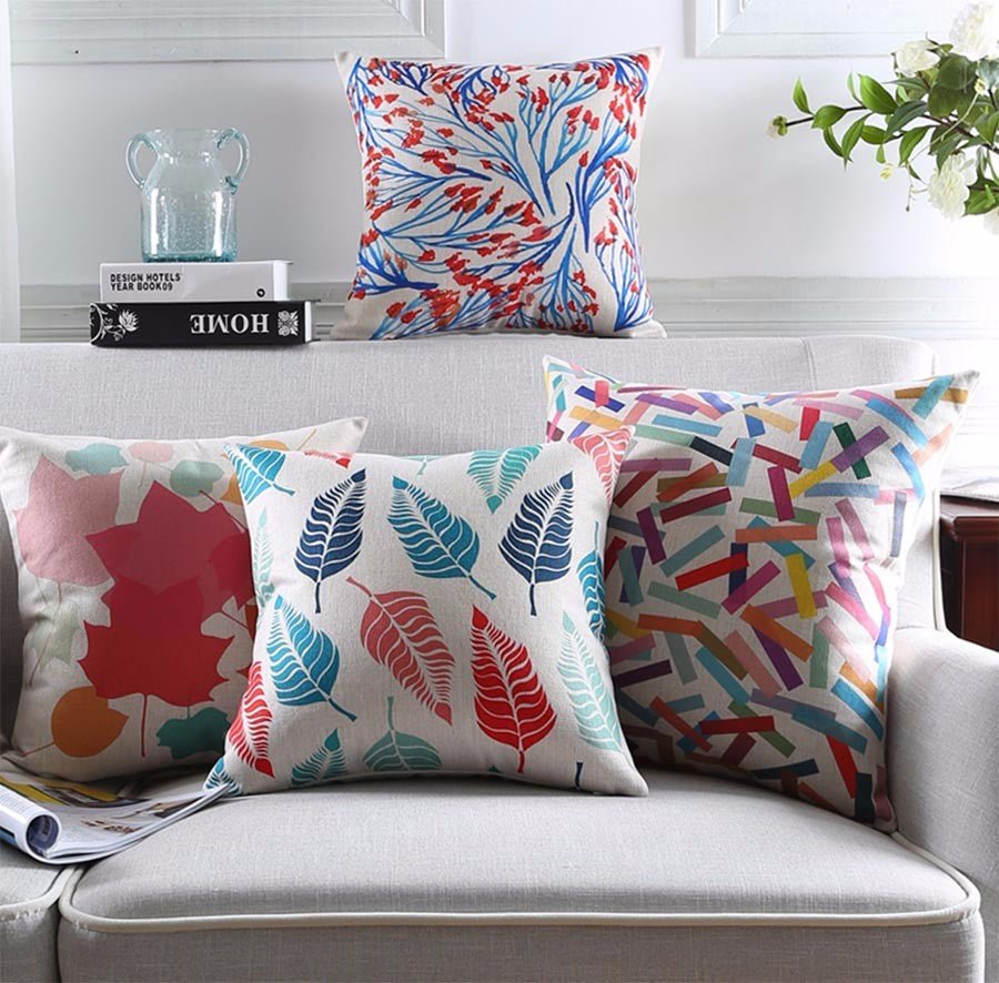 Lazy Linen Cushions Covers (Set of 4) | Home Décor | Waseeh Pakistan