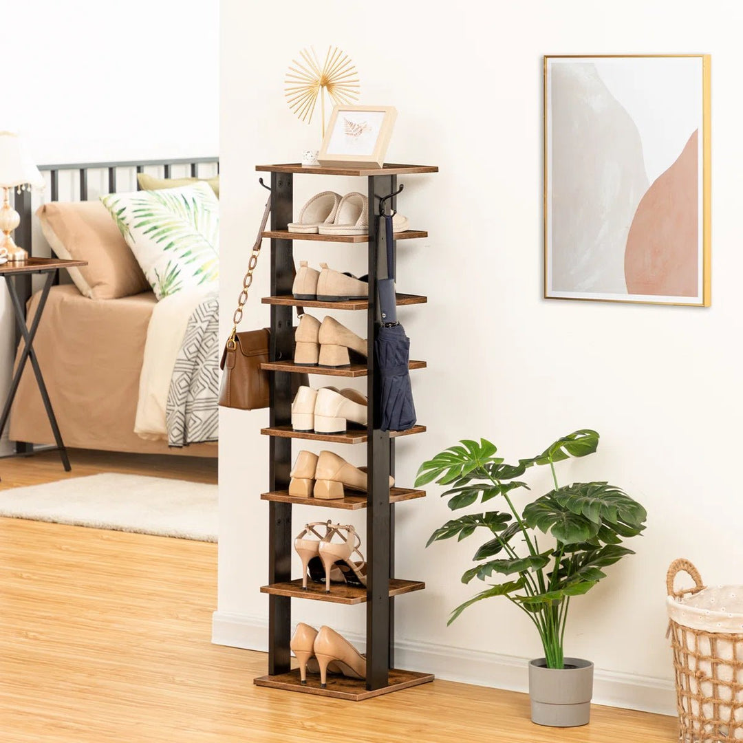 Lea 8 Pairs Shoe Storage Organizer Rack | Furniture | Waseeh Pakistan