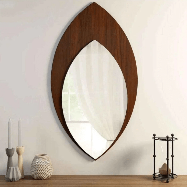 Leafunzy Wall Hanging Mirror Decor | Furniture | Waseeh Pakistan