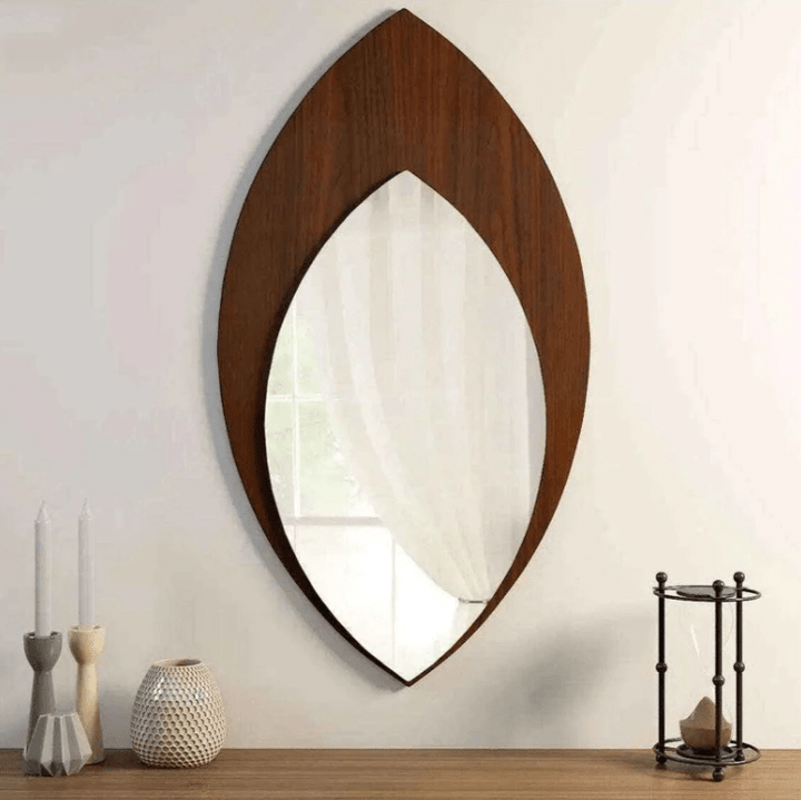 Leafunzy Wall Hanging Mirror Decor | Furniture | Waseeh Pakistan