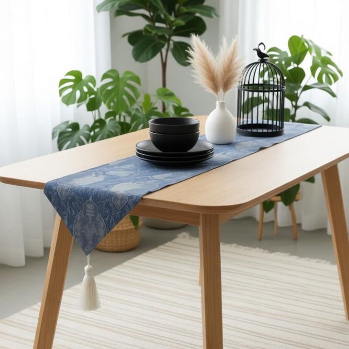Liora Table Runners &amp; Mats Set (Shanghai Fabric) | Home Décor | Waseeh Pakistan