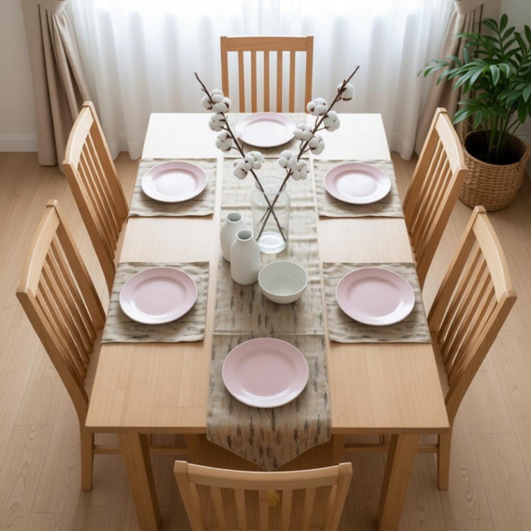 Liora Table Runners &amp; Mats Set (Shanghai Fabric) | Home Décor | Waseeh Pakistan
