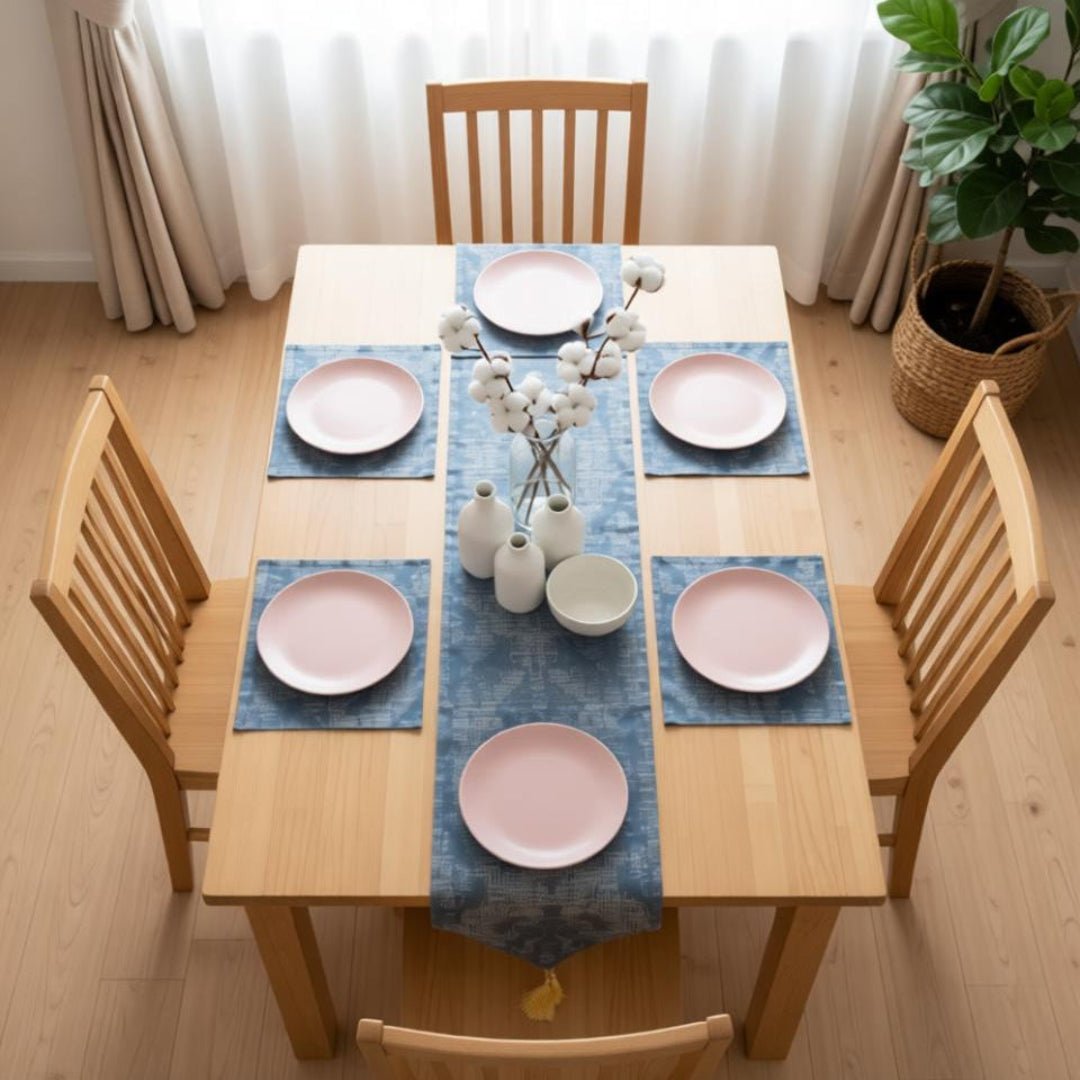 Liora Table Runners &amp; Mats Set (Shanghai Fabric) | Home Décor | Waseeh Pakistan
