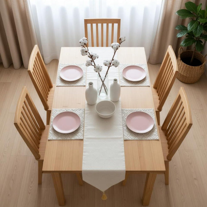 Liora Table Runners &amp; Mats Set (Shanghai Fabric) | Home Décor | Waseeh Pakistan