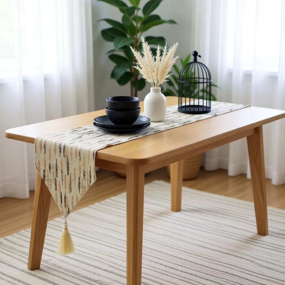 Liora Table Runners &amp; Mats Set (Shanghai Fabric) | Home Décor | Waseeh Pakistan