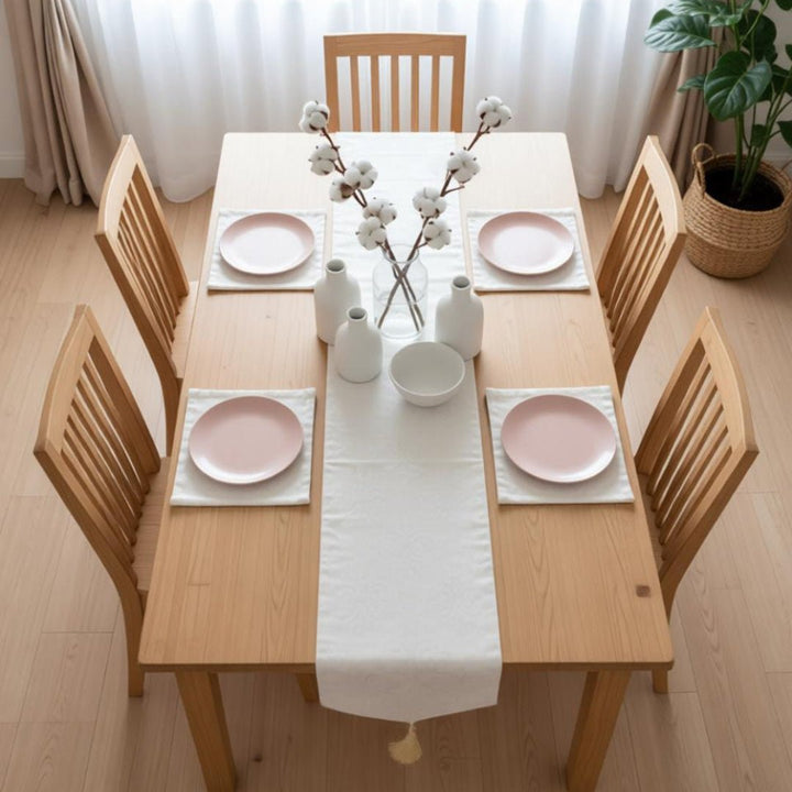 Liora Table Runners &amp; Mats Set (Shanghai Fabric) | Home Décor | Waseeh Pakistan