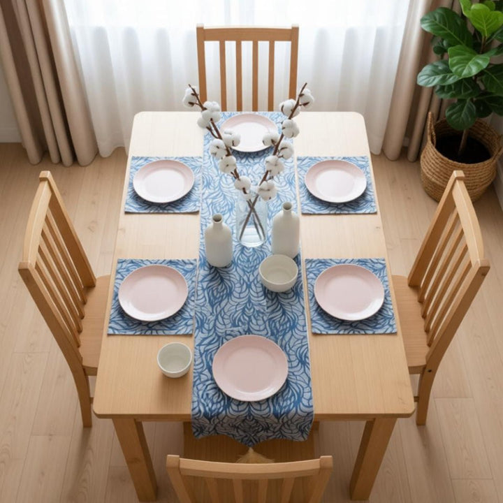 Liora Table Runners &amp; Mats Set (Shanghai Fabric) | Home Décor | Waseeh Pakistan