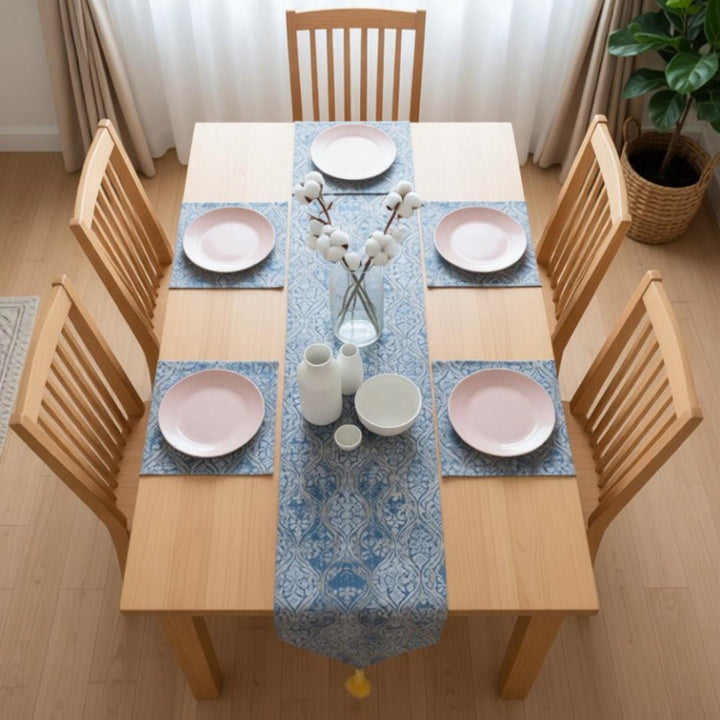 Liora Table Runners &amp; Mats Set (Shanghai Fabric) | Home Décor | Waseeh Pakistan
