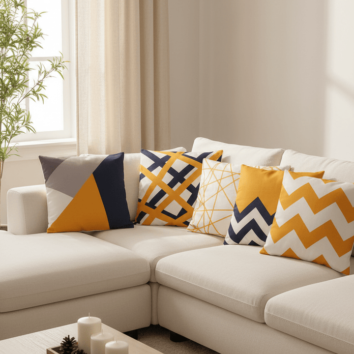 Liorae Cushion Covers (Set of 5) | Home Décor | Waseeh Pakistan