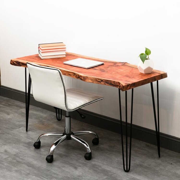 Live Edge Study Hairpin Table | Furniture | Waseeh Pakistan