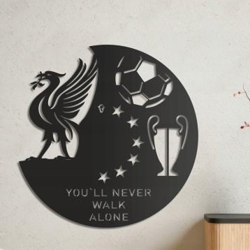 Liverpool Club Inspired - Football Logo Wall Hanging Frame Decor | Furniture | Waseeh Pakistan