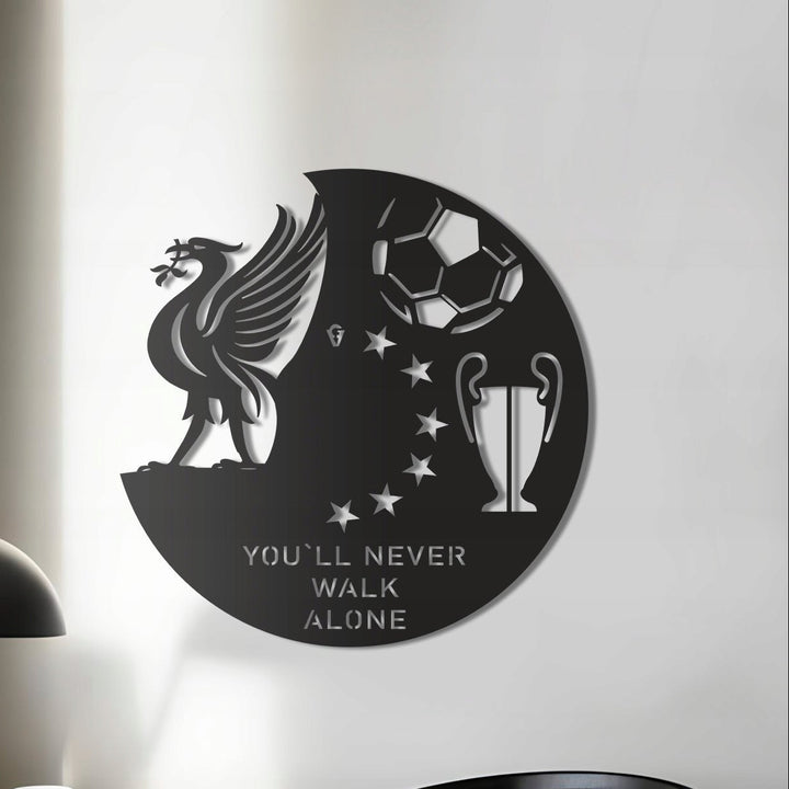 Liverpool Club Inspired - Football Logo Wall Hanging Frame Decor