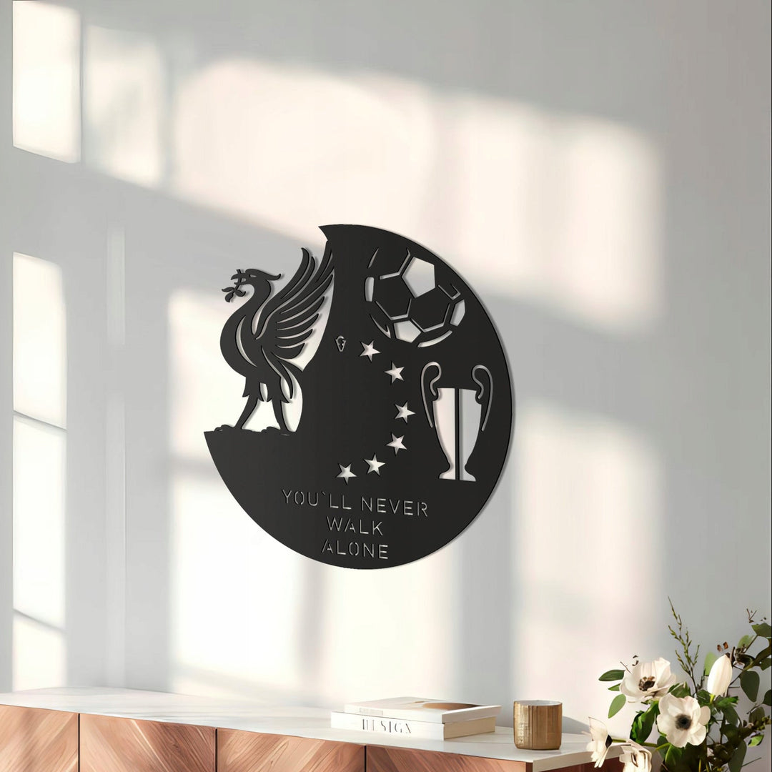 Liverpool Club Inspired - Football Logo Wall Hanging Frame Decor