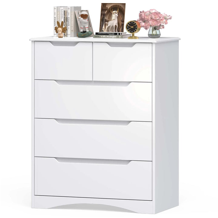 Lofka 5 Drawers Dresser Storage Living Room Cabinet Stand | Furniture | Waseeh Pakistan