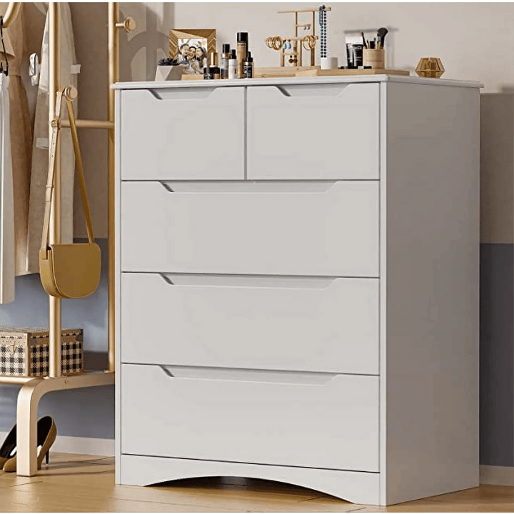 Lofka 5 Drawers Dresser Storage Living Room Cabinet Stand | Furniture | Waseeh Pakistan