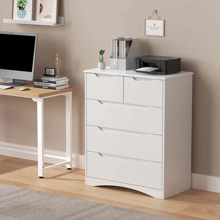 Lofka 5 Drawers Dresser Storage Living Room Cabinet Stand | Furniture | Waseeh Pakistan