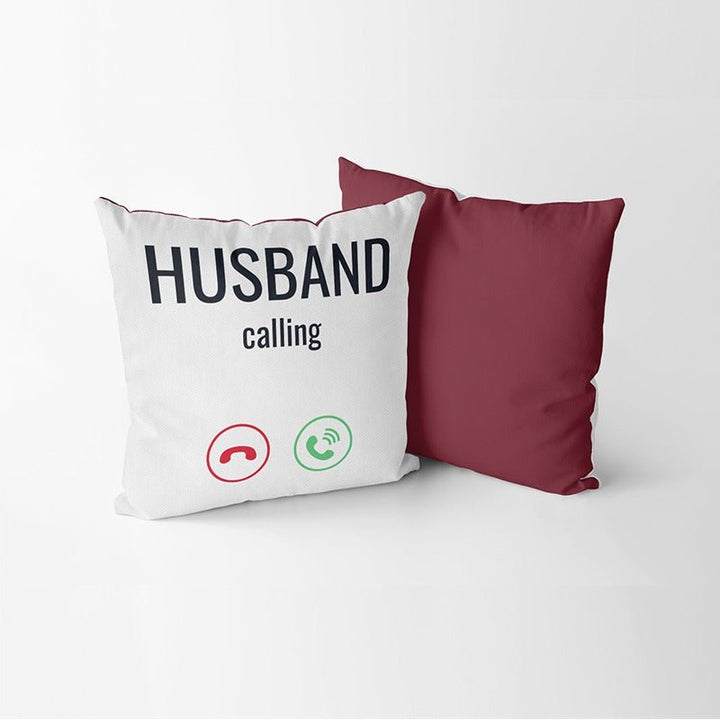 Loomiee Husband Calling Cushion Covers (Set of 2) | Home Décor | Waseeh Pakistan
