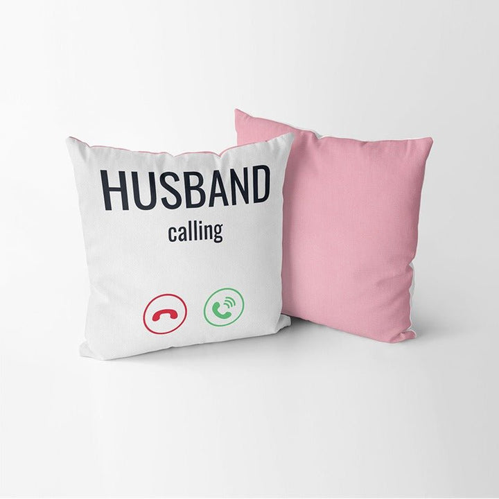 Loomiee Husband Calling Cushion Covers (Set of 2) | Home Décor | Waseeh Pakistan