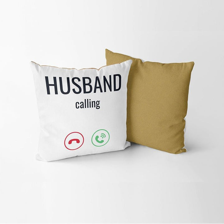 Loomiee Husband Calling Cushion Covers (Set of 2) | Home Décor | Waseeh Pakistan