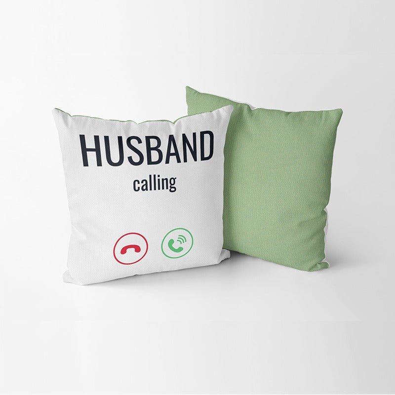 Loomiee Husband Calling Cushion Covers (Set of 2) | Home Décor | Waseeh Pakistan