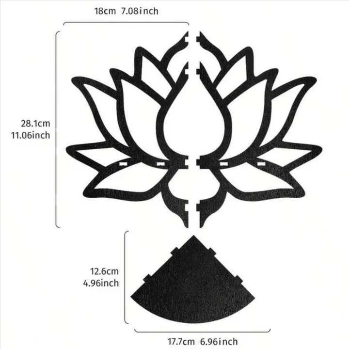 Lotus Modern Home Decoration Floating Shelve | Furniture | Waseeh Pakistan