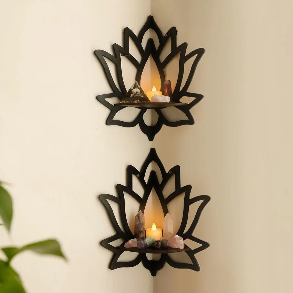 Lotus Modern Home Decoration Floating Shelve | Furniture | Waseeh Pakistan